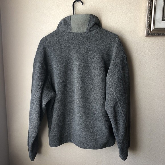 Lowe Alpine 1/4 Zip Fleece Jacket Polartec Gray Khaki Men’s Size Small EUC - Picture 5 of 5